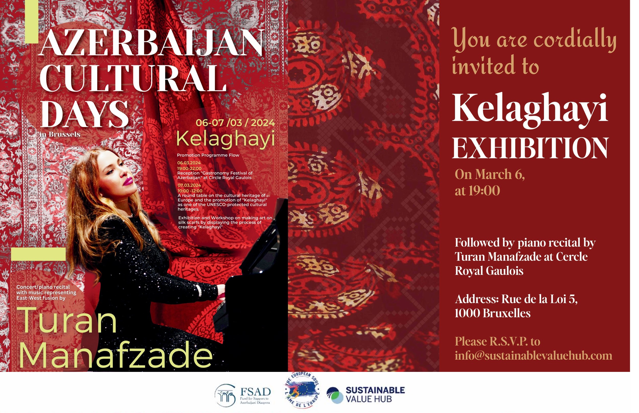 Brussels: Azerbaijan's Cultural Days on March 6 and 7, 2024